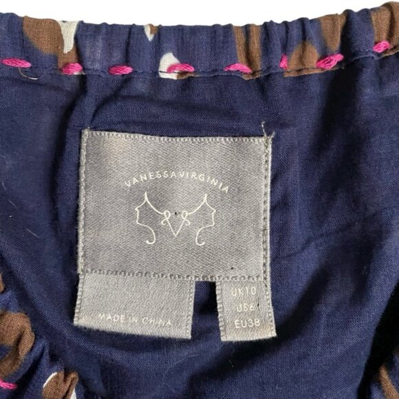 Anthropologie x Vanessa Virginia Women's Convivial Boho Midi Dress - Picture 5 of 7